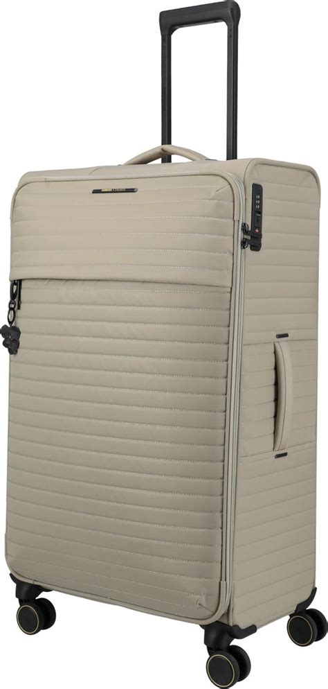 Walizka średnia Travelite Barbara Stepp 80 cm Satin Nude Travelite Moda Sklep EMPIK