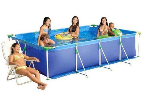 Piscina 5000 Litros Retangular Mor Premium Piscina Estruturada