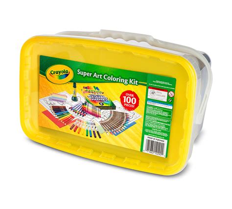 Super Art Coloring Kit, Over 100 Art Supplies | Crayola.com | Crayola