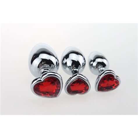 Plug Anal Em Formato De Cora O Tamanho G A O Metal Sex Shop Shopee Brasil