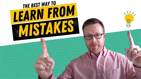 The Best Way To Learn From Mistakes And Avoid Future Blunders Youtube