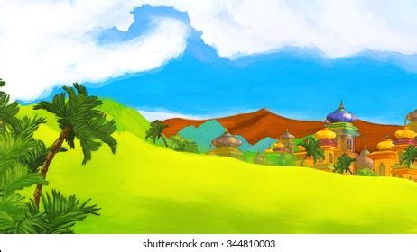 Cartoon Background Different Fairy Tales Book Stock Illustration ...