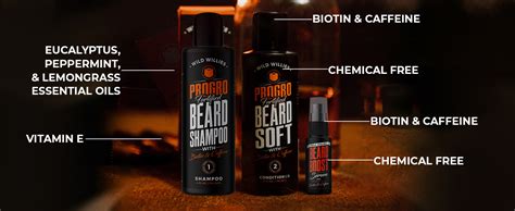 Amazon Wild Willies Beard Care Kit Biotin Fortified Shampoo And