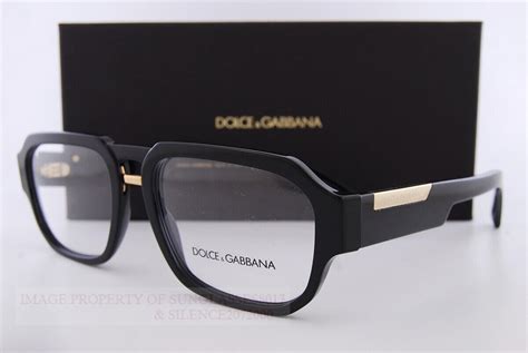 Brand New Dolce And Gabbana Eyeglass Frames Dg 3389 501 Blackgold Men Women 55mm Ebay