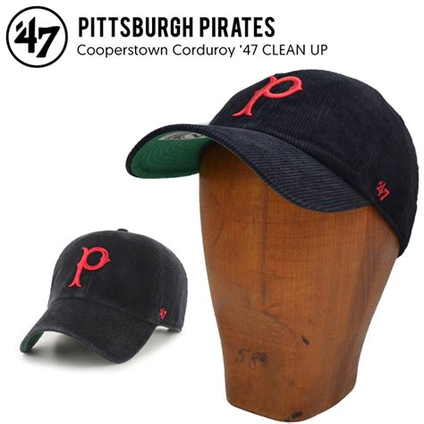 Pirates Cooperstown Corduroy Clean Up Cap