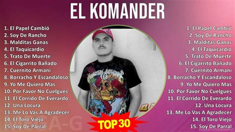 E L K O M A N D E R Mix Maiores Sucessos Top Rap Music Youtube