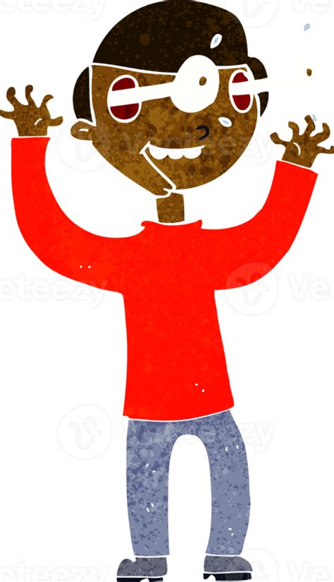 Cartoon Man With Popping Out Eyes 45098994 Png