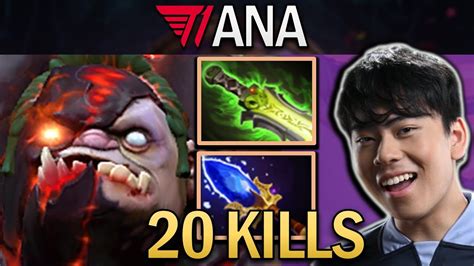 Pudge Dota 2 7 32 Gameplay T1 Ana With 20 Kills And Ethereal Blade