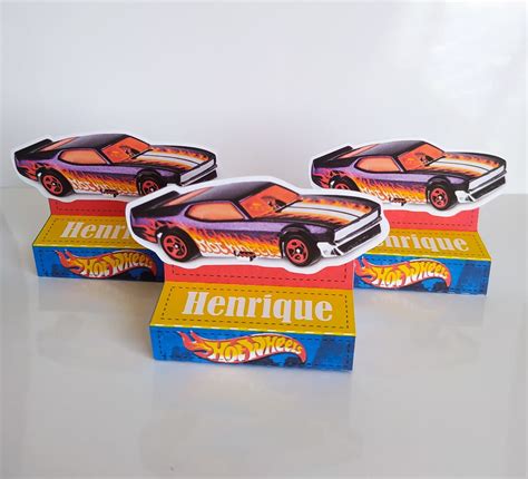 Kit Festa Lembrancinhas Personalizadas Hot Wheels Elo