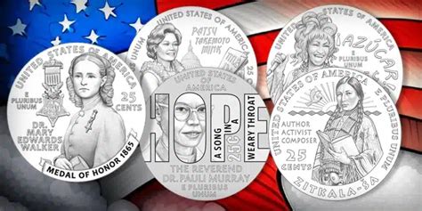 U.S. Mint Announces Designs for 2024 American Women Quarters