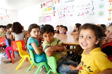 Syrian primary school children attending catch-up learning… | Flickr