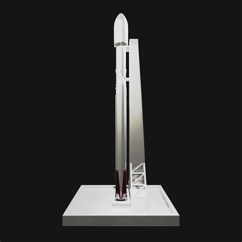 Falcon 9 Heavy Rocket SpaceX 3D model 3D printable | CGTrader