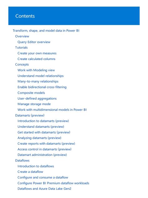 Tutorial Power Bi Pdf Databases Table Database