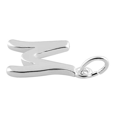 Wholesale Sterling Silver Letter M Pendant for Sale