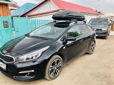 Установка автобокса — KIA Ceed SW (2G), 1,6 л, 2015 года | аксессуары ...