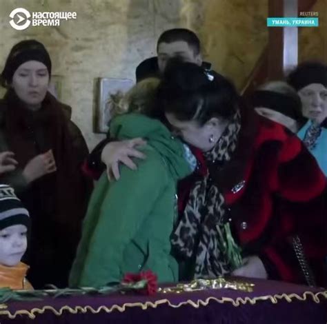 Visegr D On Twitter Year Old Mykhailo Attends The Funeral Of His