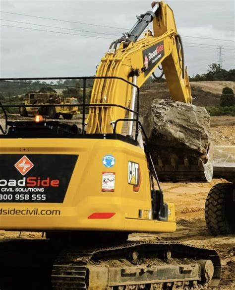 Excavators Hire Brisbane Mini Excavators Rental Roadside Civil