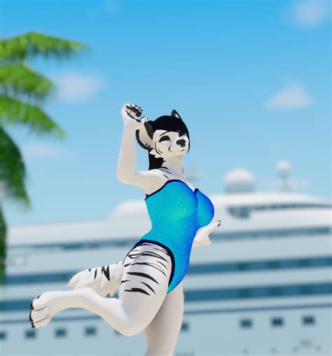 Hyenid Swimsuit Bodysuit Vrchat Avatar Accessory