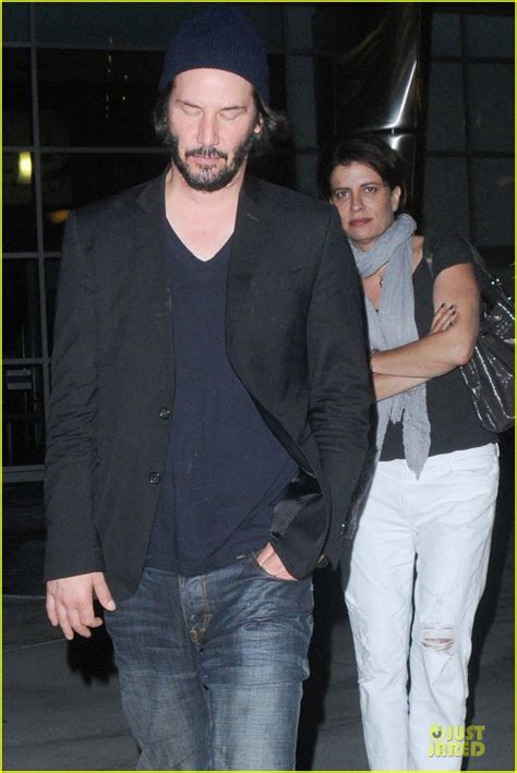 Keanu Reeves Friday Night Movie With Mystery Woman Photo 2927596