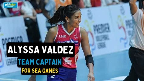 Alyssa Valdez Team Captain Ng National Team Para Sa Sea Games YouTube