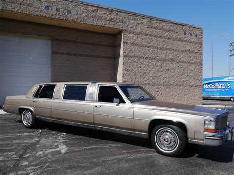 Champagne 1986 Cadillac Fleetwood Limousine For Sale Mcg Marketplace