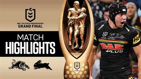 Panthers v Rabbitohs Match Highlights | Grand Final, 2021 | Telstra ...