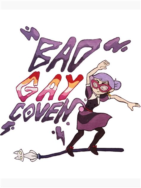 Bad Girl Coven Gay Amity Blight From The Owl Hopuse Version LGBTQ Lesbian Pride Flag 1 THO