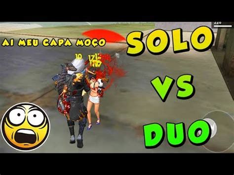 JOGUEI SOLO VS DUO NO FREE FIRE PRIMEIRA GAMEPLAY DE MUITAS YouTube