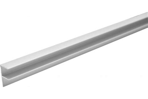 Угловая F-образная планка ООО ДЕКОПЛИНТ МЩ 6 мм, белая 2022 - выгодная ...