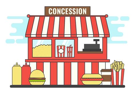 Concession Stand Vector Art, Icons, and Graphics for Free Download