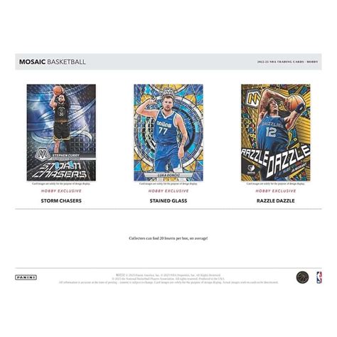 2022 23 Panini Mosaic Basketball NBA Hobby Box