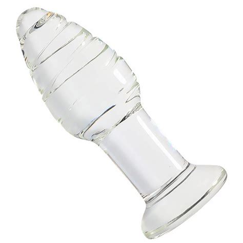 Plug Anal en Verre Epuré Transparent Sextoy Verre BoxCoquine