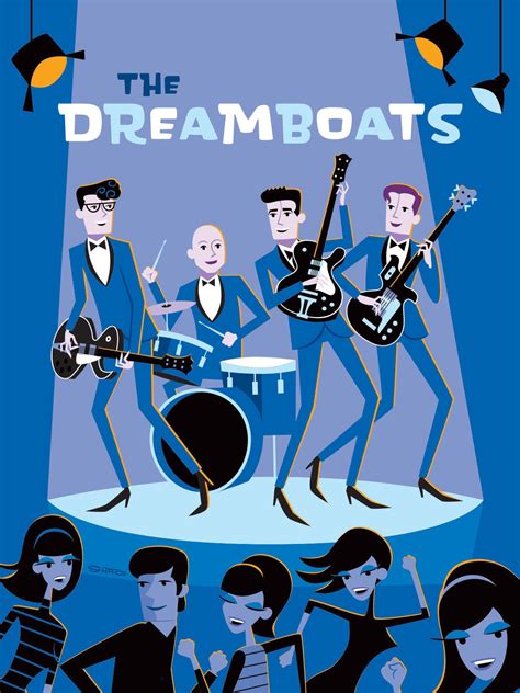 SHAG's newest art piece featuring The Dreamboats!