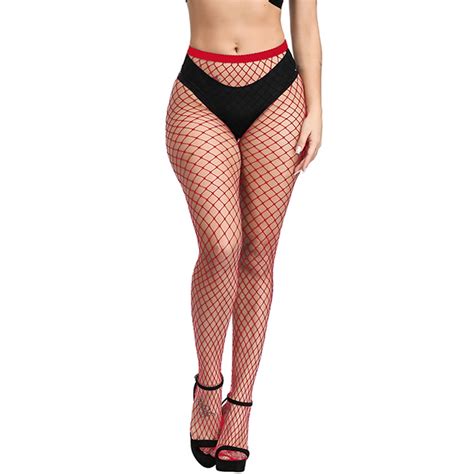 EHQJNJ Christmas Lingerie Green Women Fishnet Soft Tights Lingerie