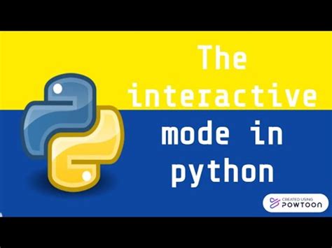 The Interactive Mode In Python Youtube