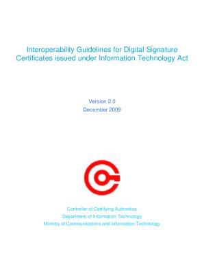 Fillable Online Digital Signature Certificate Meaning Types And