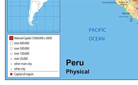 Peru Physical Map– I Love Maps