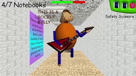 Baldis Basics Like Guitar Rock New Update With The Catherdal Remix