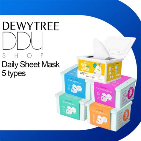 Dewytree Harian Lembaran Topeng Muka Lazada