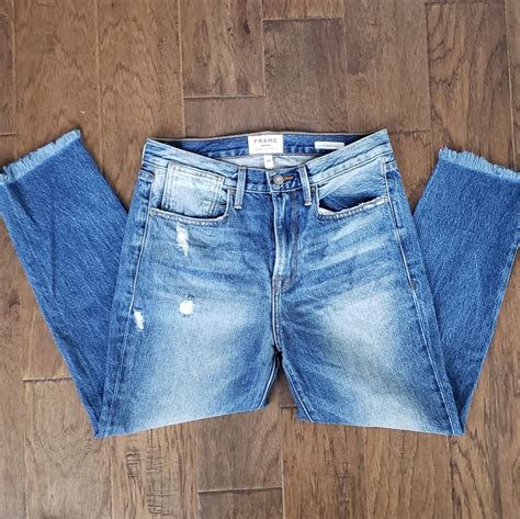 Women S Frame Le Stevie Crop Denim Gem