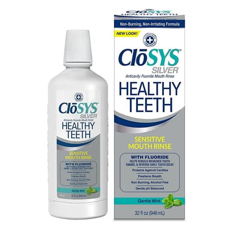 Closys Silver Healthy Teeth Oral Rinse Mouthwash Fresh Breath