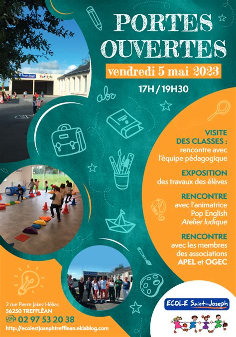 Portes Ouvertes Vendredi Mai Ecole Saint Joseph