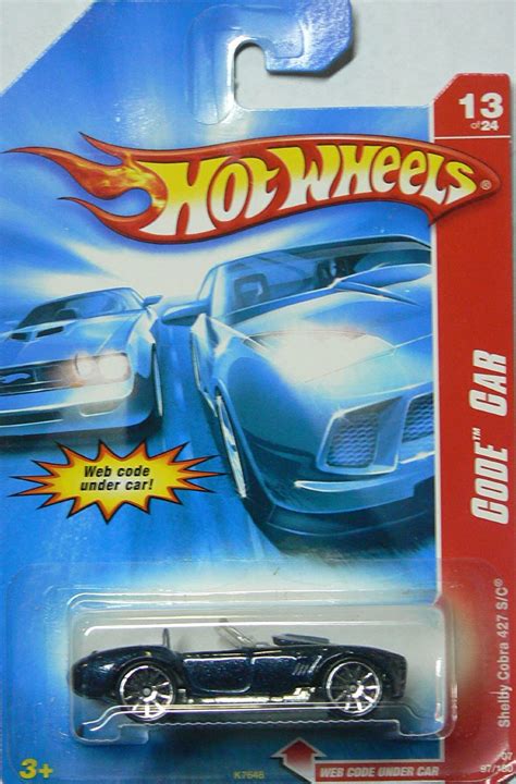 Amazon Shelby Cobra S C Hot Wheels Code Car Series Convertible Scale