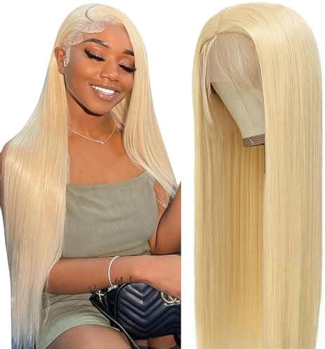 Amazon Tuneful X Lace Front Wig Human Hair Inch Straight Blonde Lace Front Wigs