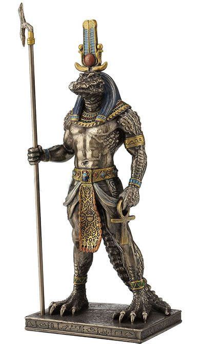 Sobek El creador del Nilo, dios de la fertilidad y la vegetación, señor ...