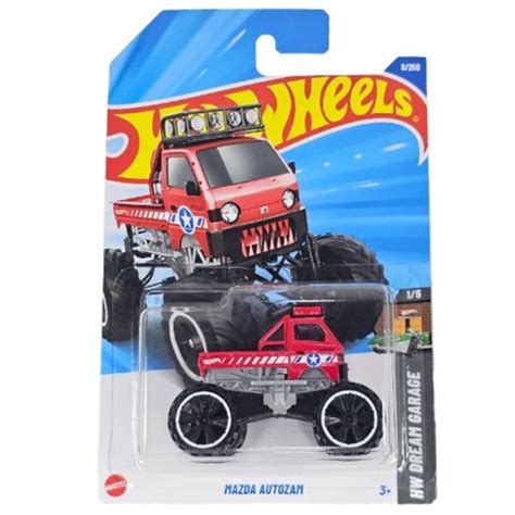 Miniatura Carro Mazda Autozam HW Dream Garage 1 5 Mainline 6 5 Cm 1 64 Hot Wheels