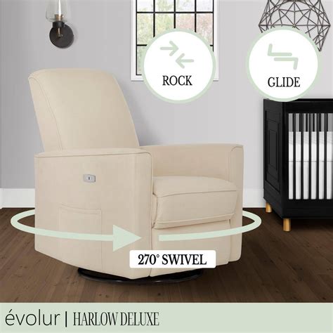 Shell Harlow Deluxe Glider Power Recliner Rocker