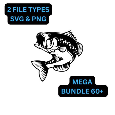 Fishing SVG Bundle, Bass Fishing Png Svg, Fishing Svg Cut Files for ...