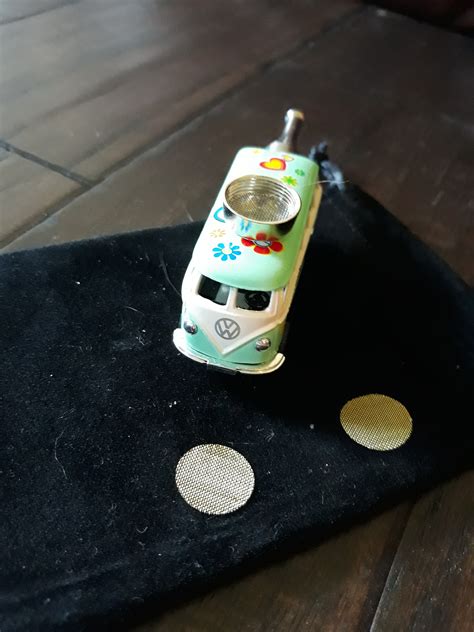 Teal Vw Bus Pipe With Pullback Action Etsy