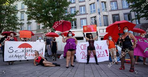 Members Sex Workers Organizations Participate Protest Editorial Stock Photo Stock Image